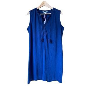 Vineyard Vines Garment-Dyed Surfside Cover-Up Deep Bay Navy Size S